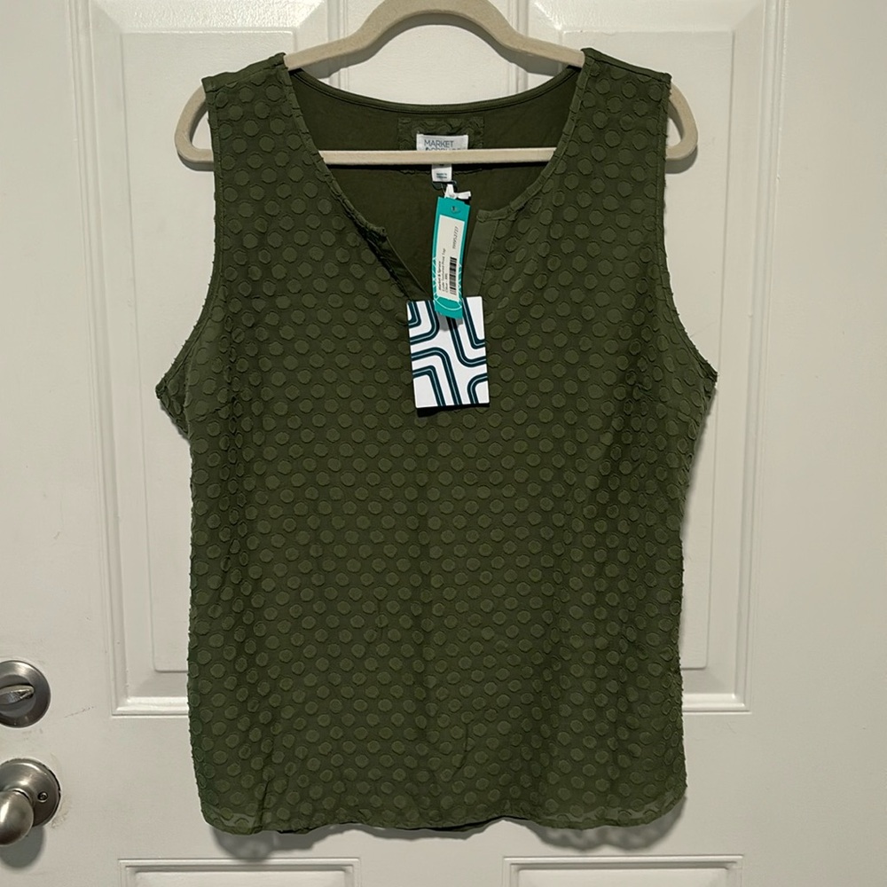 COPY - Market & Spruce Textured Print Top from Stitch Fix XXL